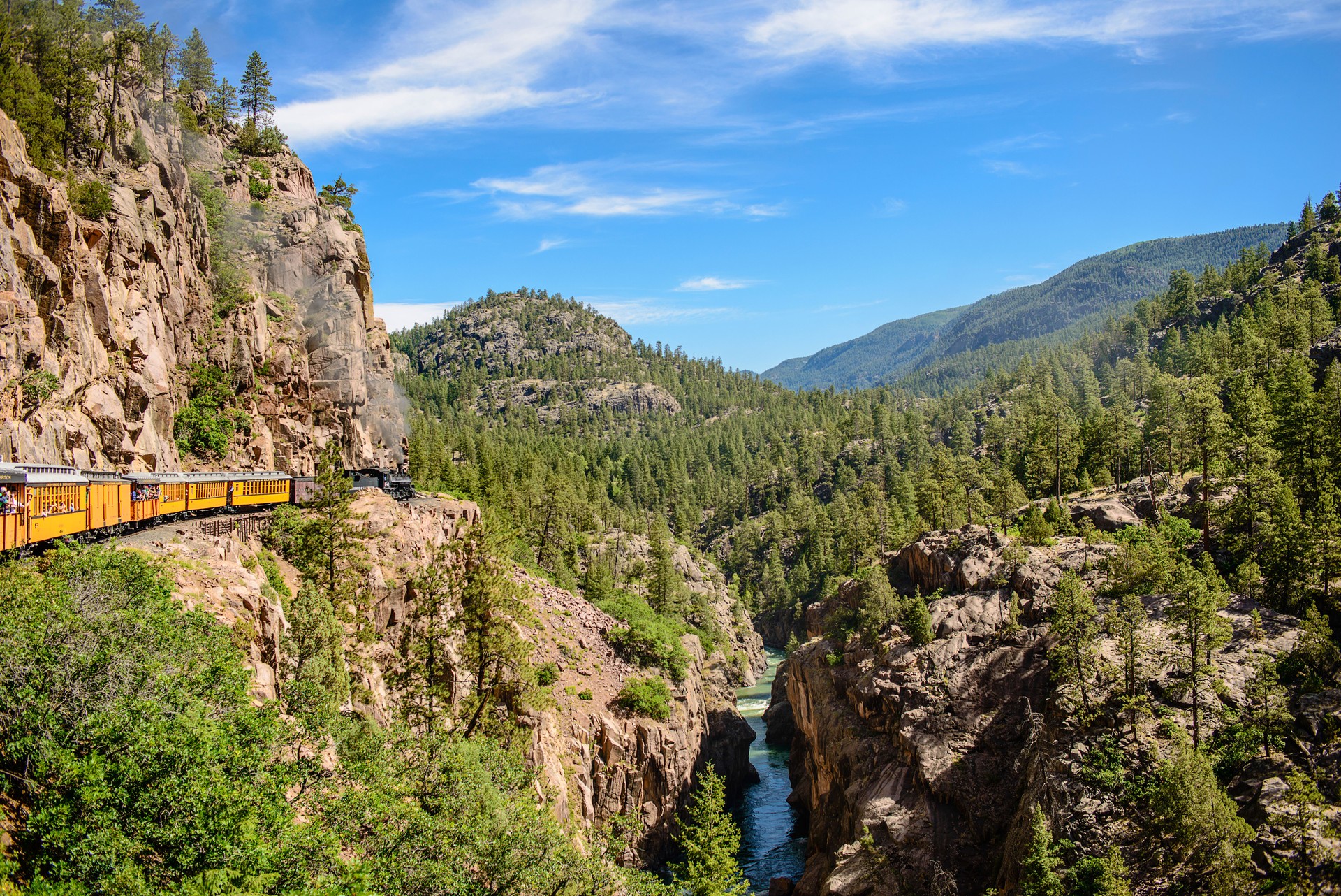 Cog Rail train in Colorado Mountains (XXXL)